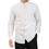 Vittorio Artist Ανδρικό Πουκάμισο Λινό Μακρυμάνικο Slim Fit με Mao Γιακά Λευκό 800-25-402