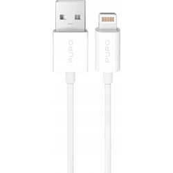 Puro USB-A to Lightning Cable 12W 2m White PUCAPLT12W2MTWHI
