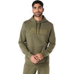 ASICS Logo Oth Hoodie Ανδρικό Αθλητικό Φούτερ με Κουκούλα Χακί 2031E187-302