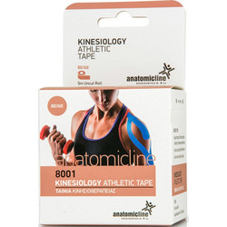 Anatomic Line 8001 Ταινία Κινησιολογίας 5cm x 5m Μπεζ 1τμχ