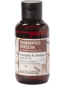 Bioearth Βανίλια & Βρώμη Φυτικό Σαμπουάν & Αφρόλουτρο 100ml
