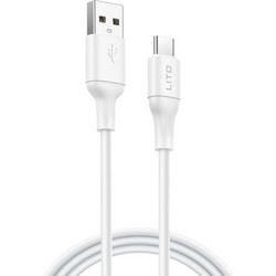 Lito LD06T USB-A to USB-C 1m White 5949419245143