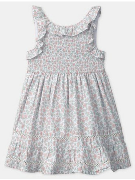 Dpam Παιδικό Φόρεμα Floral Ροζ Πράσινο Mint 25E2PFL4ROB