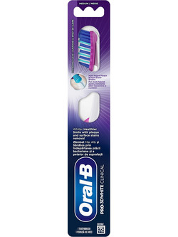 Oral-B Pro-3D White Clinical Medium Oδοντόβουρτσα Ροζ
