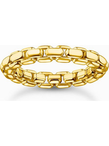 Thomas Sabo Γυναικείο Δαχτυλίδι Βεράκι Επιχρυσωμένο TR2502-413-39