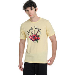 Target Cherries Ανδρικό Αθλητικό T-Shirt Κίτρινο S25-57000-61
