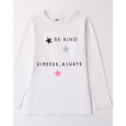 iDo Παιδικό T-Shirt Μακρυμάνικο Λευκό 4B776-0113