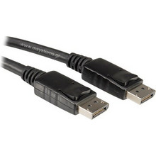 Roline Καλώδιο DisplayPort to DisplayPort Male 2m Black S3691-100