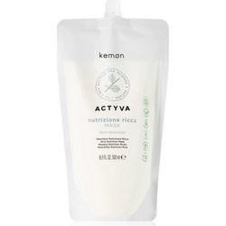 Kemon Actyva Nutrizone Ricca Μάσκα Μαλλιών για Ξηρά Μαλλιά 500ml