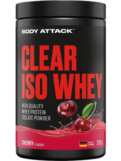 Body Attack Clear Iso Whey Cherry Πρωτεΐνη Ορού Γάλακτος Γράμμωσης 300gr