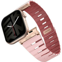 SKINARMA Gemini Λουράκι Σιλικόνης Pink (Apple Watch 38 / 40 / 41 / 42mm)