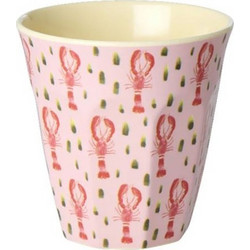 Rice Σετ Ποτήρια Νερού Πλαστικά Lobster Pink 250ml 2τμχ MELCU-LOBSI