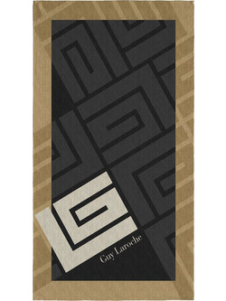 Guy Laroche 2502/02 Πετσέτα Θαλάσσης Ανθρακί 100x175cm