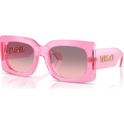 Versace VE4496U 53705M Γυναικεία Γυαλιά Ηλίου Τετράγωνα Κοκάλινα Ροζ με Μαύρο Φακό