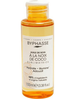 Byphasse Sublimatrice Coconut Beautifying Λάδι για Πρόσωπο Σώμα & Μαλλιά 100ml