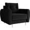 PoliHome Πολυθρόνα Μαύρη Dream 162768199