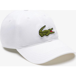 Lacoste Καπέλο Jockey Υφασμάτινο Λευκό 3RK3186-001
