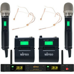 MIPRO ACT-5800 MU-55HNS/MU-59 Quad MIPRO ACT-5800 MU-59 Σετ Ασύρματο Μικρόφωνο XLR