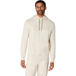 ASICS Logo Oth Hoodie Ανδρικό Αθλητικό Φούτερ με Κουκούλα Μπεζ 2031E187-201