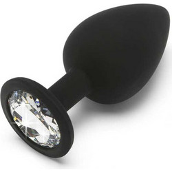 ToyJoy Booty Jewel Πρωκτική Σφήνα Diamond Plug 9cm Μαύρη