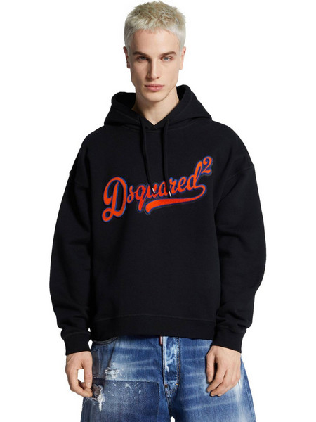 Dsquared2 Ανδρικό Φούτερ με Κουκούλα Μαύρο S74GU0898S25516