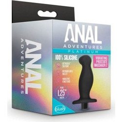Blush Anal Adventures Πρωκτική Σφήνα Ασύρματη με Δόνηση 10.7cm Μαύρη