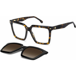 Carrera CA3080C WR7 Ανδρικός Σκελετός Γυαλιών Οράσεως με Clip-On Κοκάλινος Ταρταρούγα