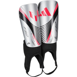 Adidas Messi Match Παιδικές Επικαλαμίδες Ποδοσφαίρου Ασημί JV5239