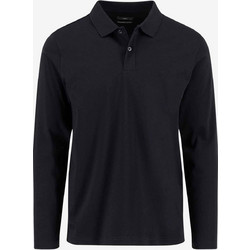 Fynch Hatton Interlock Ανδρική Μπλούζα Polo Μακρυμάνικη Μαύρη 1514-1923-999