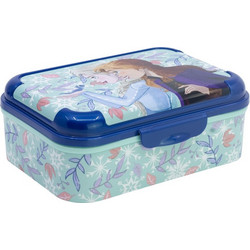 Stor Frozen Snowy Tale Πλαστικό Παιδικό Δοχείο Φαγητού Πολύχρωμο