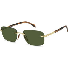 David Beckham DB1195/S T5U/QT Ανδρικά Γυαλιά Ηλίου Τετράγωνα Κοκάλινα Ταρταρούγα με Πράσινο Φακό