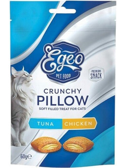 Egeo Pet Food Crunchy Pillow Adult with Tuna & Chicken 60gr