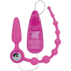 CalExotics Booty Call Double Dare Πρωκτική Σφήνα με Δόνηση Ροζ