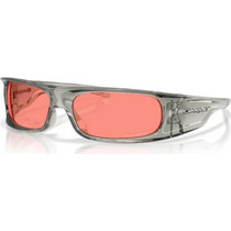 Oakley OO9522 03 Ανδρικά Γυαλιά Ηλίου Ορθογώνια Κοκάλινα Γκρι με Κόκκινο Φακό