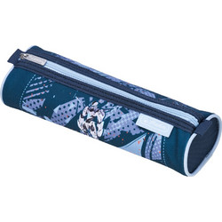 Herlitz Tech Mech Κασετίνα Βαρελάκι Navy Μπλε 50049226-B