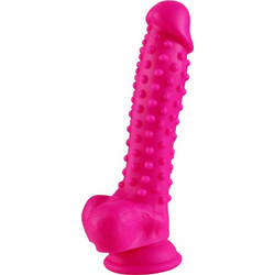 Kinksters Silicone Ρεαλιστικό Dildo με Βεντούζα & Όρχεις 21cm Ροζ