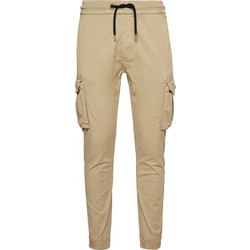 Alpha Industries Ανδρικό Παντελόνι Cargo Joggers Ελαστικό Κανονική Εφαρμογή Μπεζ 116202679