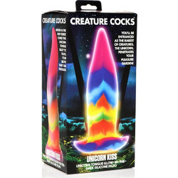 Creature Cocks Unicorn Tongue Dildo με Βεντούζα 21.3cm Πολύχρωμο