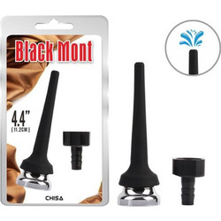 Chisa Novelties Black Mont Πρωκτικό Ντους 11cm Μαύρο