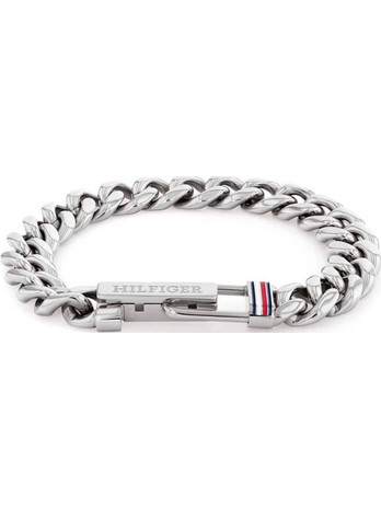 Tommy Hilfiger Ανδρικό Βραχιόλι Αλυσίδα από Ατσάλι Ασημί 2790610