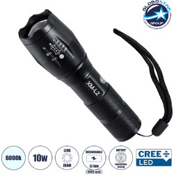 Globostar 79041 Επαναφορτιζόμενος Φακός Led IP20 1000lm