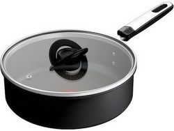 Tefal Excellence Τηγάνι Αλουμινίου Αντικολλητικό με Καπάκι 24cm G32032