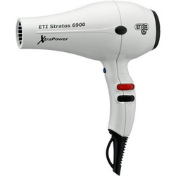 ETI Stratos 6900 Xtra Power White Πιστολάκι Μαλλιών Ionic 2500W