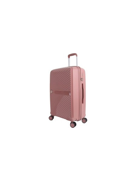 1233329 Βαλίτσα Μεσαία 66x42.5x24cm με 4 Ρόδες Ροζ