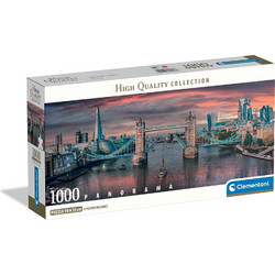 Puzzle Clementoni Panorama High Quality Collection Κατά Μήκος Του Ποταμού Τάμεση 1000 Κομμάτια