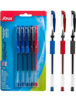 Σετ Στυλό Gel 0.6mm Πολύχρωμο 5τμχ 1038402