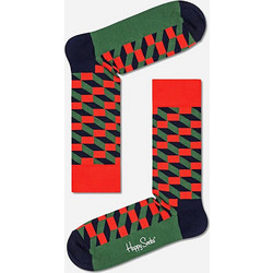 Happy Socks Filled Optic Ανδρικές Κάλτσες Ψηλές Πολύχρωμες FIO01-0200