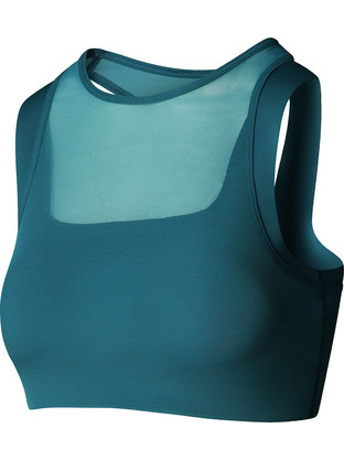 The North Face Refina NF0A891K-BQ5 Αθλητικό Μπουστάκι με Μέτρια Στήριξη & Αφαιρούμενη Ενίσχυση Πετρόλ NF0A891K-BQ5