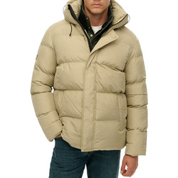 Superdry Ανδρικό Μπουφάν Χειμωνιάτικο Puffer Μπεζ M5012285A-9UN