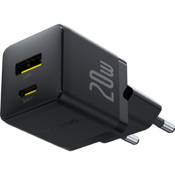 Baseus Palm Φορτιστής χωρίς Καλώδιο με Θύρα USB-A & Θύρα USB-C 20W Power Delivery